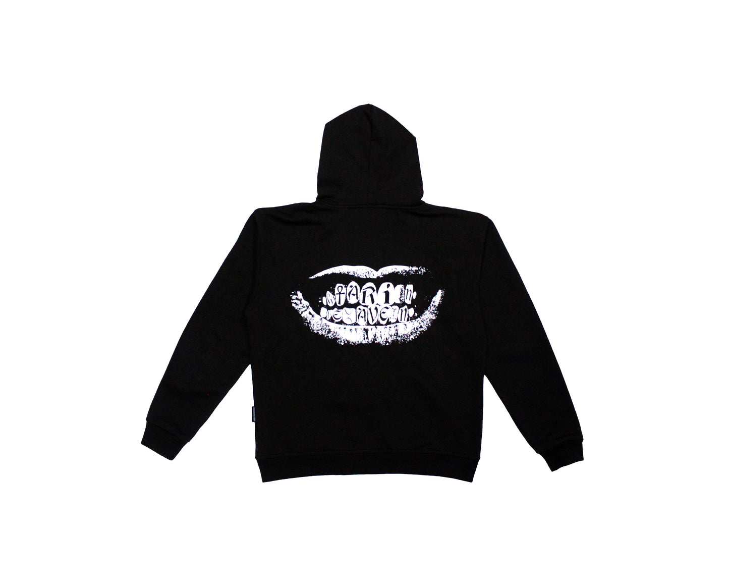 Tooth For Tooth Black Zip Hoodie