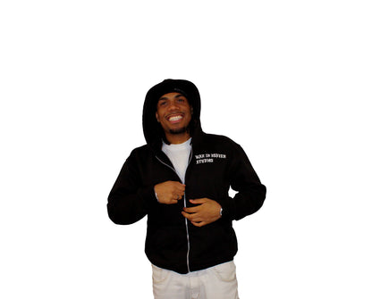 Tooth For Tooth Black Zip Hoodie