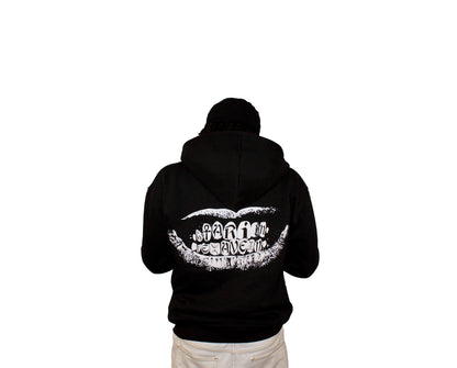 Tooth For Tooth Black Zip Hoodie