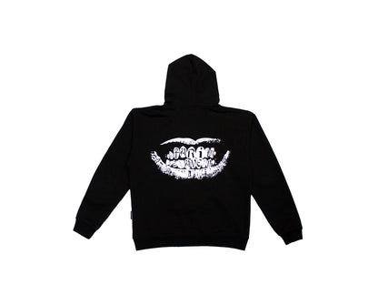 Tooth For Tooth Black Zip Hoodie
